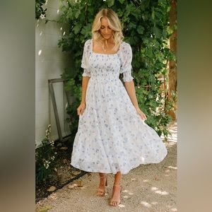 Baltic Born Fabian Jacquard Midi Dress NWOT